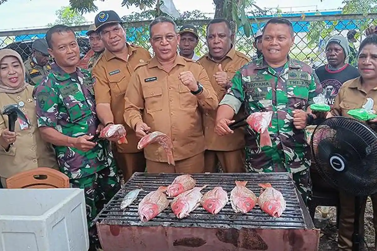 Dinas P2KP Papua Barat Daya Kampanye Gemar Makan Ikan bagi Anak Usia Dini