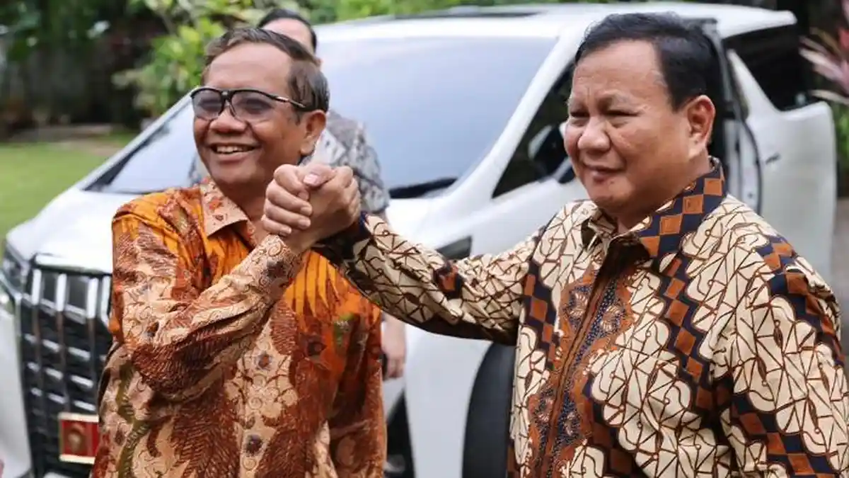 Respons Prabowo Tarkait Mahfud MD Mundur dari Kabinet Jokowi