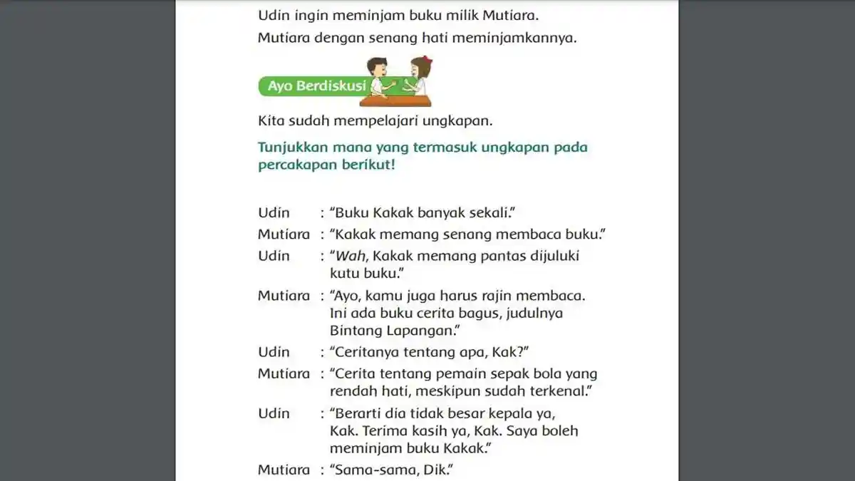 Kunci Jawaban Tema 1 Kelas 2 SD Halaman 16, Mengenal Arti Ungkapan