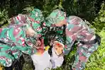 Satgas Pamtas Yonarhanud 2 Kostrad Pos Napan Gagalkan Penyelundupan Barang Ilegal ke Timor Leste 