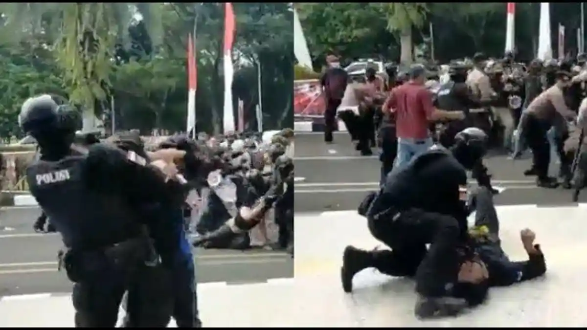 Propam Polri Persilakan Mahasiswa yang Dibanting saat Unjuk Rasa Laporkan Brigadir NP Secara Pidana