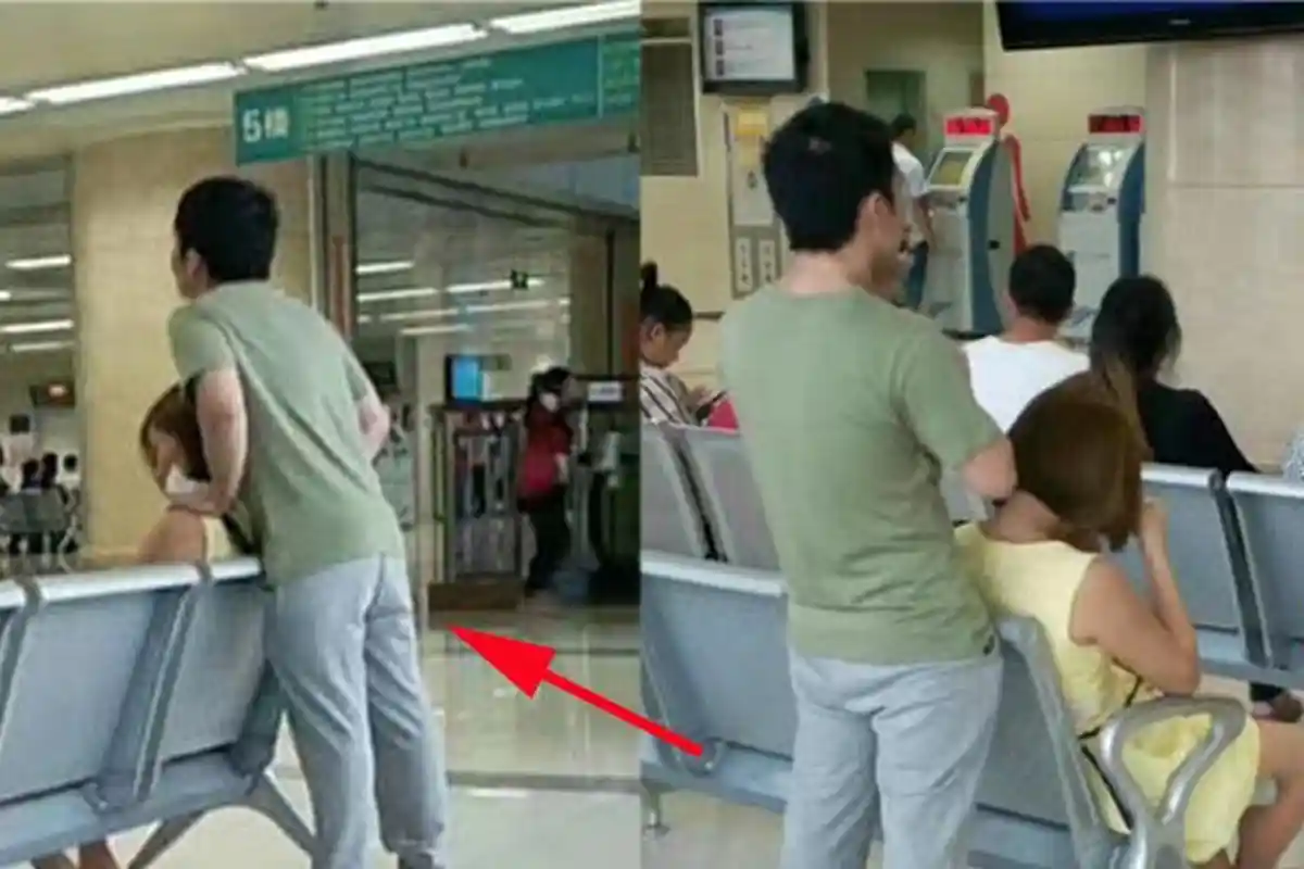 Sekilas Tak Hal Aneh di Foto, Tapi Bagian Bawah Pasangan Ini Bikin Heboh, Coba Perhatikan!