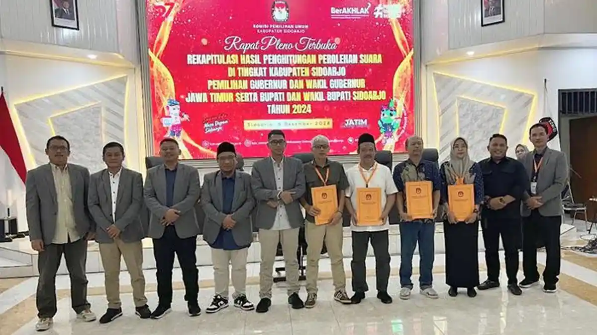 Tak Ada Gugatan Pilkada Sidoarjo 2024, Subandi-Mimik Tinggal Tunggu Waktu Pelantikan