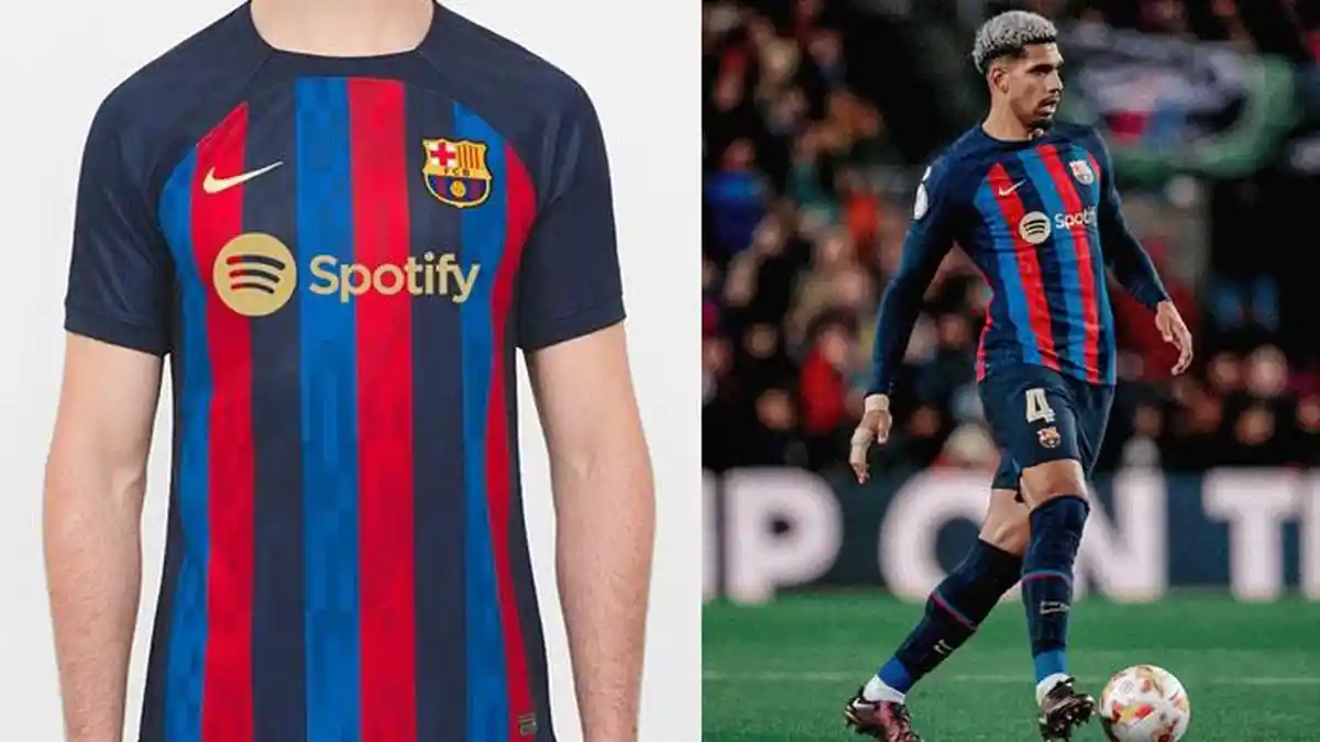 Harga Terbaru Jersey Barcelona Bulan Maret 2023, Seragam Ronald Araujo Berlaga dalam El Clasico