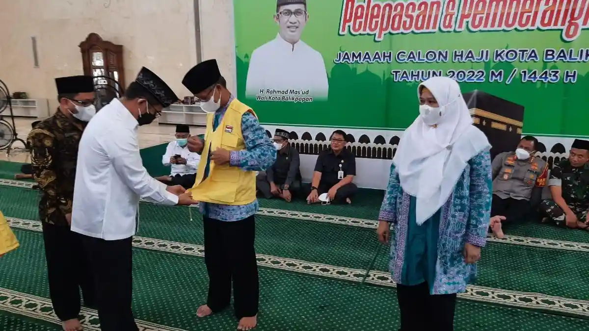 Walikota Balikpapan Rahmad Mas'ud Lepas 171 Calon Jamaah Haji