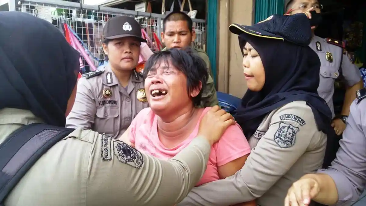 Demi PAD Parkir, PKL di Gatot Subroto Medan Ditertibkan