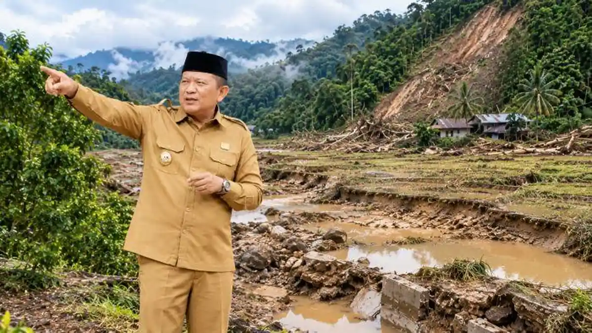 216 Ha Sawah Terdampak Bencana di Galus Dipulihkan, Pengerjaan ...