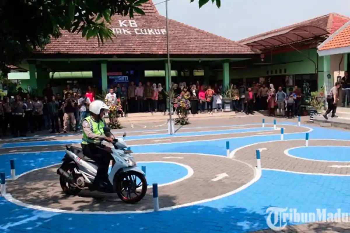 Polresta Sidoarjo Buka Tempat Latihan Uji Praktik SIM di Seluruh Kecamatan, Didesain Mirip Satpas