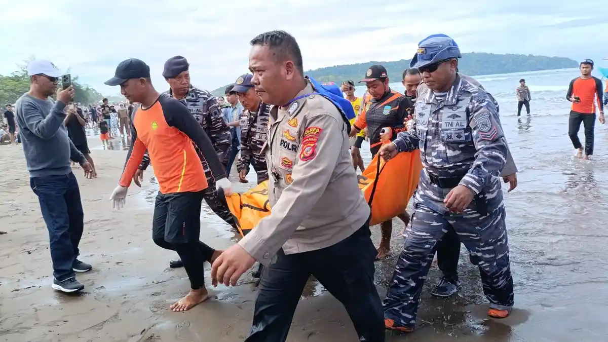 Sepanjang Libur Lebaran, Hanya Terjadi 7 Laka Laut di Pangandaran, 2 Orang Tewas, Ini Daftarnya