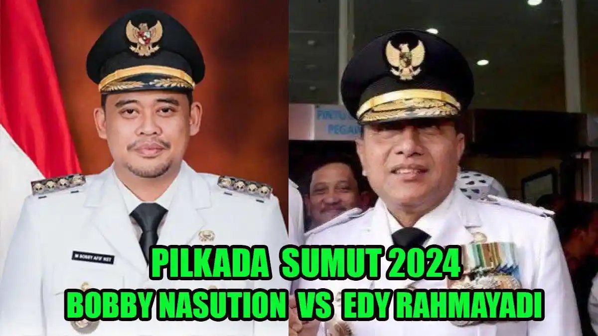 Survei Pilkada Sumut 2024, Elektabilitas Bobby Nasution Teratas, Edy Rahmayadi Tertinggal Jauh