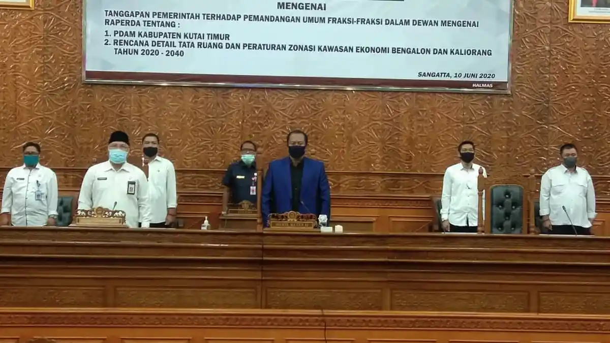 Pemkab Kutim Segera Bahas Raperda PDAM dan Tata Ruang Kawasan Ekonomi Bengalon -Kaliorang