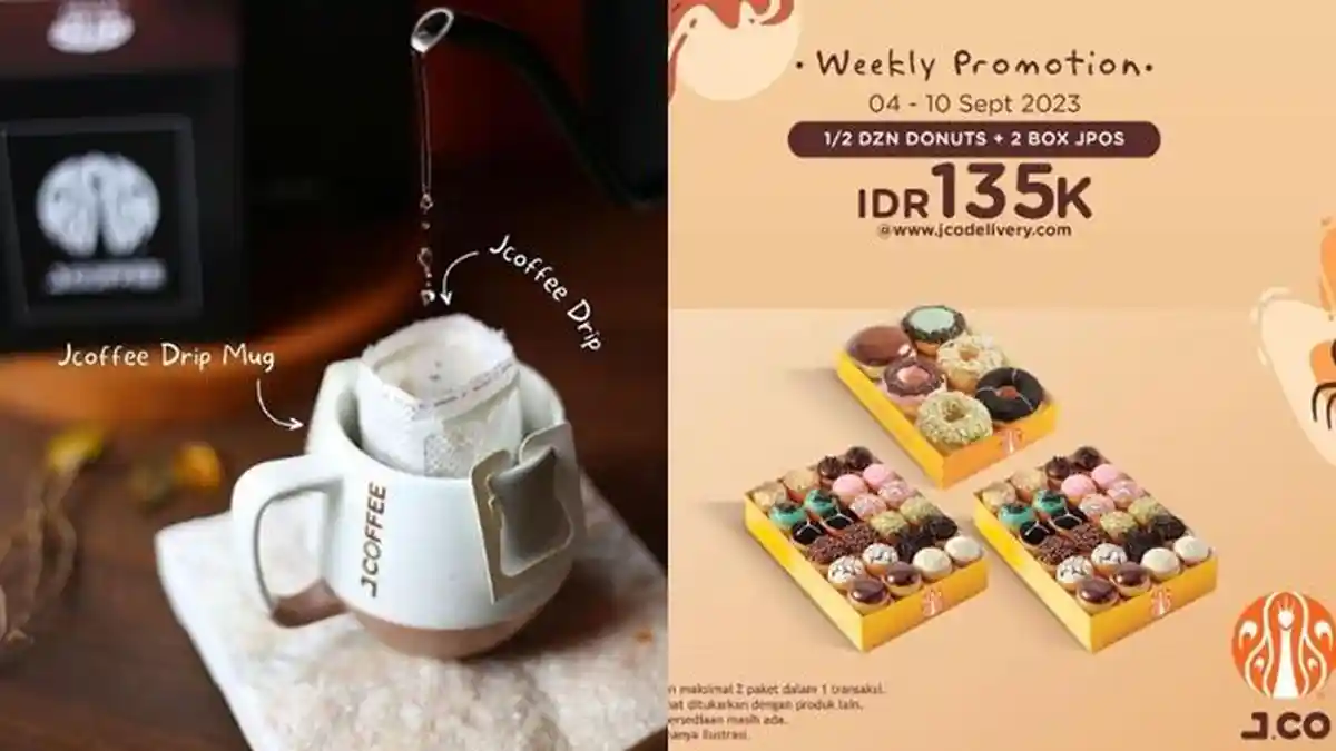 Promo J.CO Hari ini 6 September 2023, Dapatkan 2 Box Jpops dan 6 Donat hanya Rp 135.000