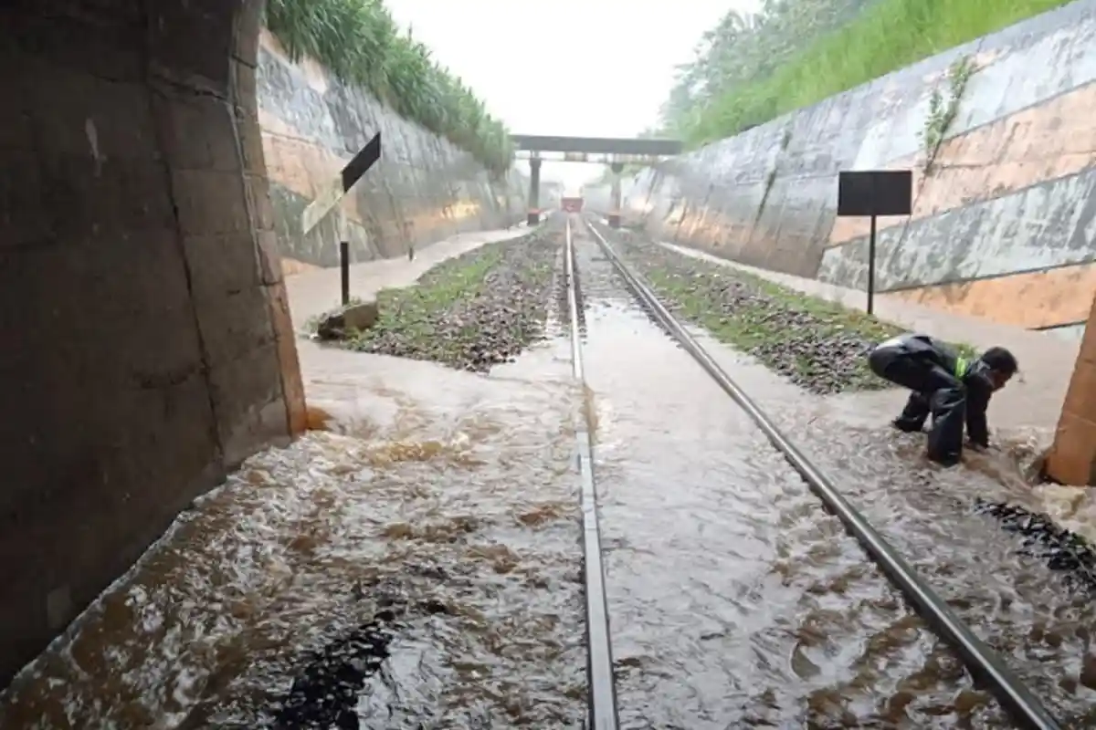 Jalur Kereta Api di Sumberpucung Malang Sudah Bisa Diakses
