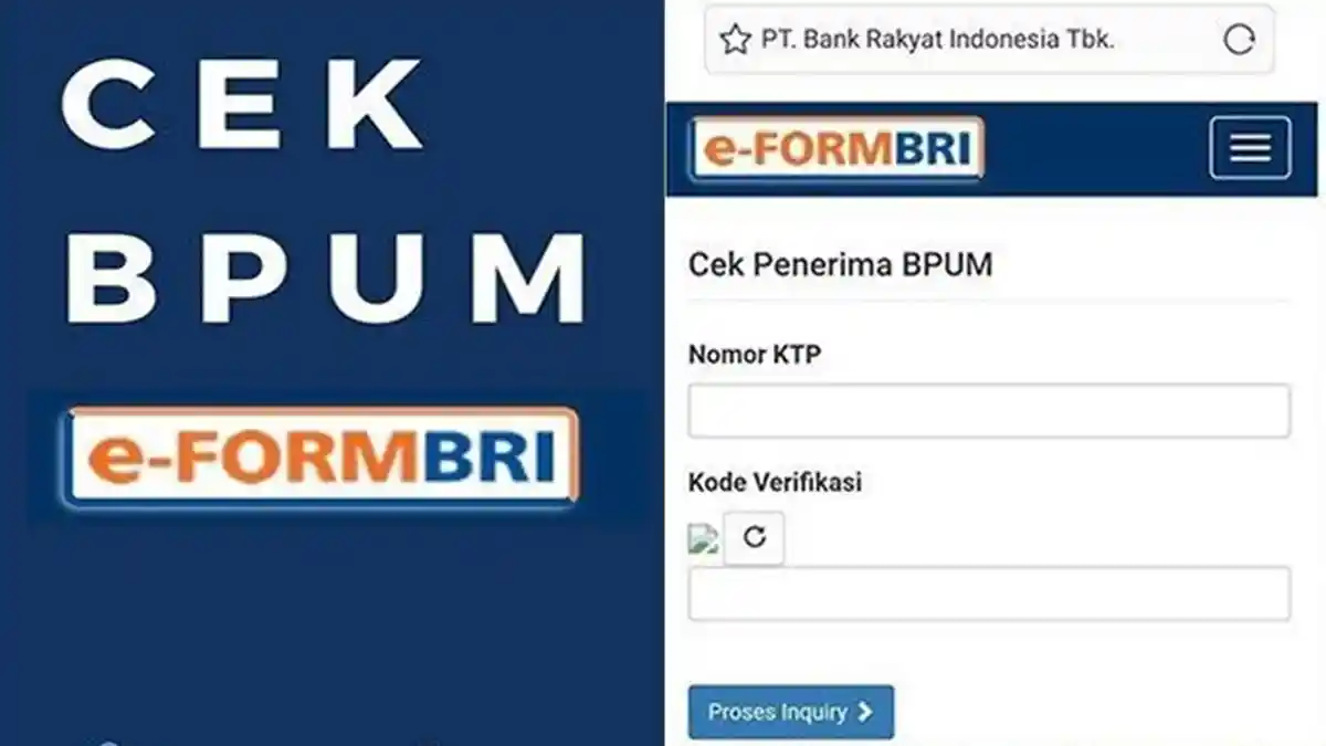 Eform bri co id bpum 2021 Oktober Daftar Nama Penerima Bantuan, Cek Link Daftar Online BPUM