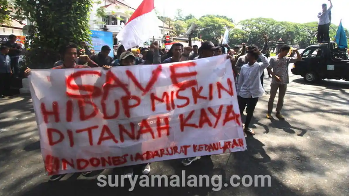 Mahasiswa Malang Demo Lagi, Ini Tuntutannya Pada Pemerintah