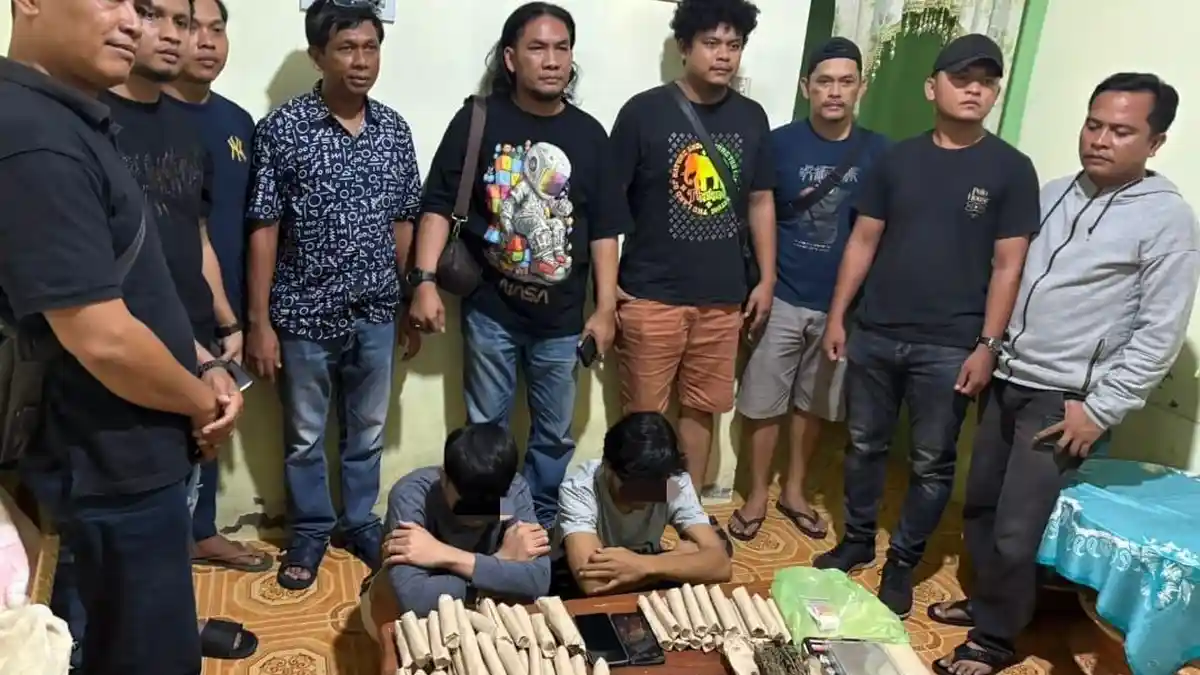 Sinergi TNI-Polri, Polres Pematangsiantar Gagalkan Peredaran 1,06 Kg Ganja dan 30 Butir Ekstasi