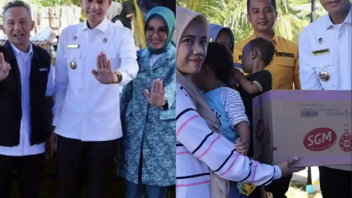 Bupati Kaur Resmi Jadi Orang Tua Asuh Program GENTING, Gusril: Pastikan Anak Tumbuh Sehat