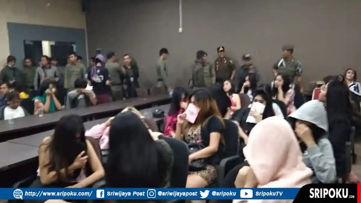 Jelang Ramadhan, Sat Pol PP Provinsi Sumsel, TNI, Polri, dan BNN Amankan Puluhan Orang dan Satu WNA