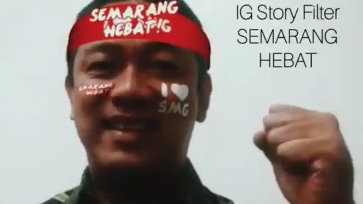 Kini Ada Fitur Filter SEMARANG HEBAT! di Story Instagram, Link di Bio Profil Wali Kota Hendi
