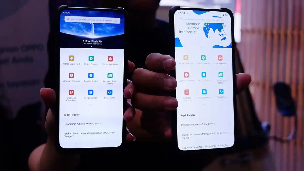 Kini Layanan Perbaikan Smartphone OPPO Cuma Butuh Waktu 1 Jam