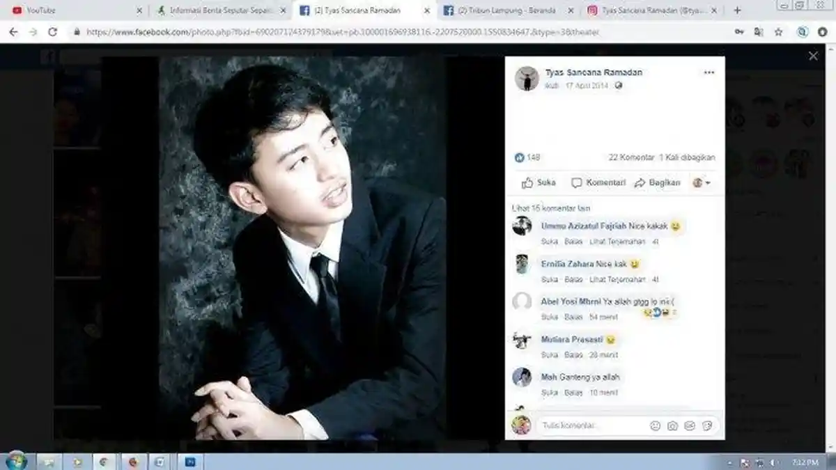 Putra Sulungnya Tewas Bunuh Diri, Ayah Tyas Sancana Ramadhan: Dia Punya Pacar, Sukanya Mendalam