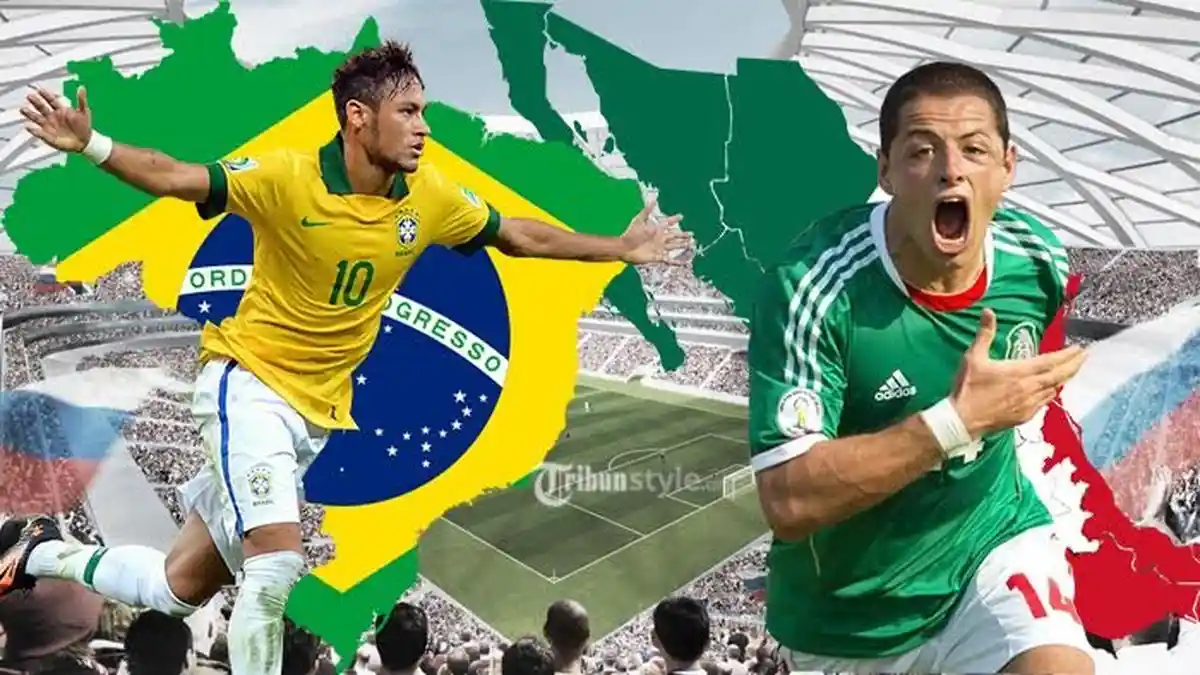 Siaran Langsung TransTV Brasil vs Meksiko Piala Dunia 2018 Malam Ini Pukul 21.00 WIB