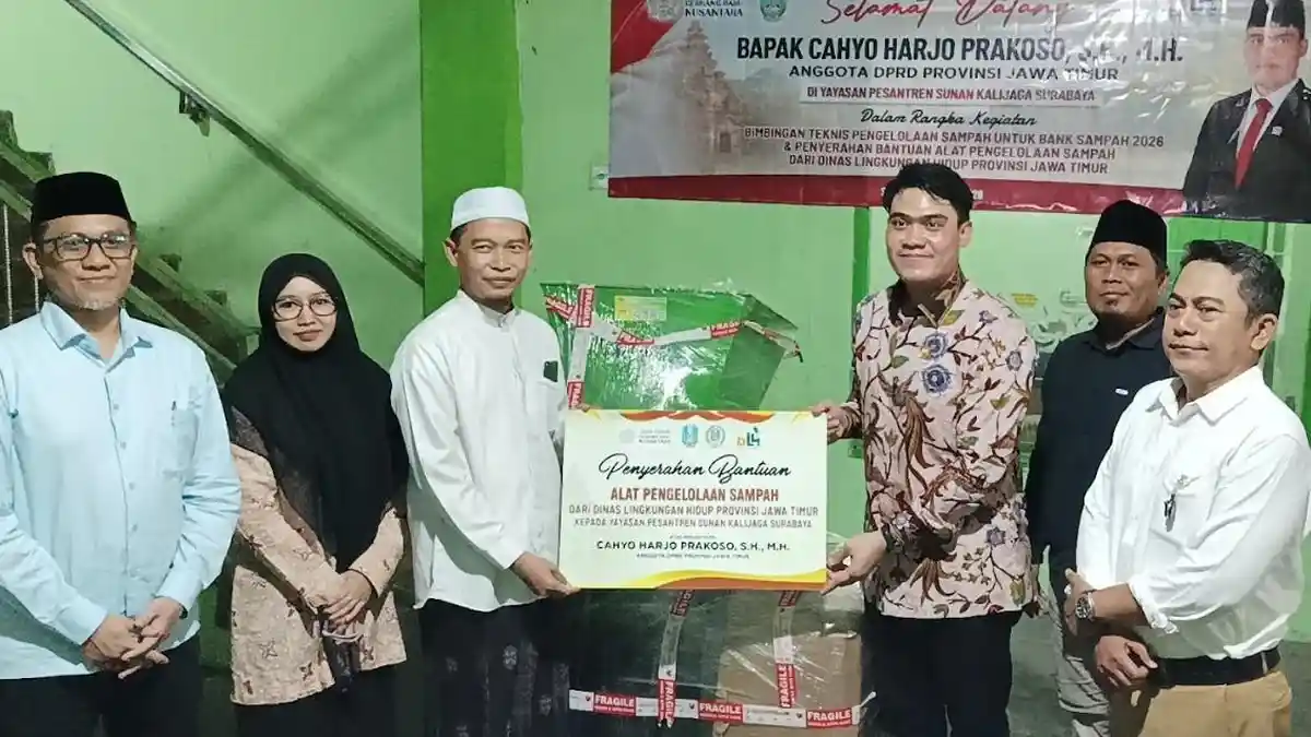 Dorong Target Zero Waste 2030, DPRD Jatim Inisiasi Pengelolaan Sampah Berbasis Pesantren di Surabaya