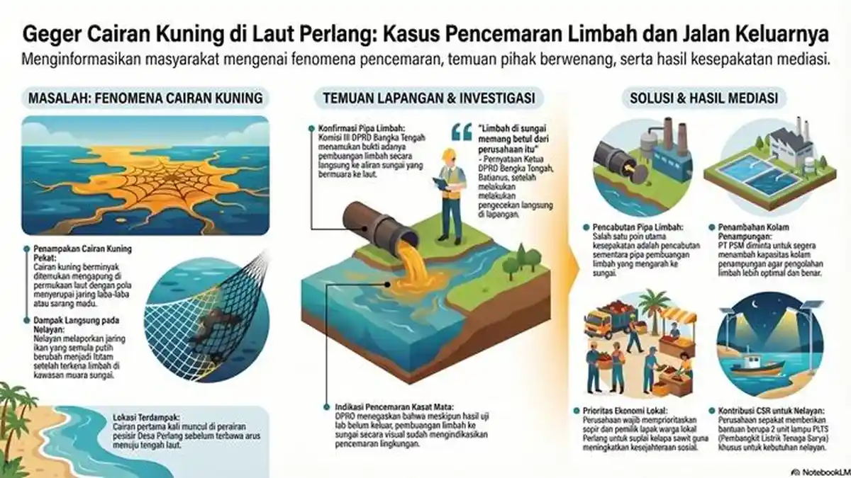 Cairan Kuning Gegerkan Laut Perlang