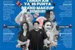 Lima Selebritis Tanah Air yang Punya Brand Makeup Sendiri