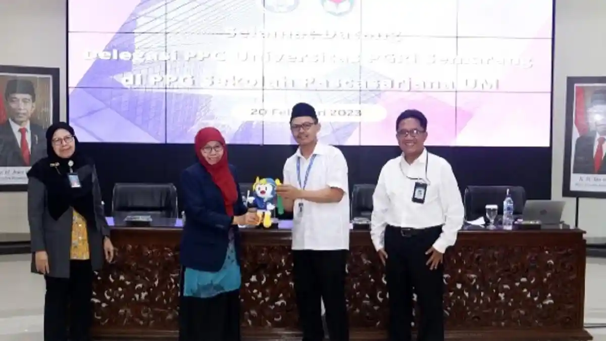 Universitas Negeri Malang Dikunjungi UPGRIS untuk Belajar Pengelolaan PPG