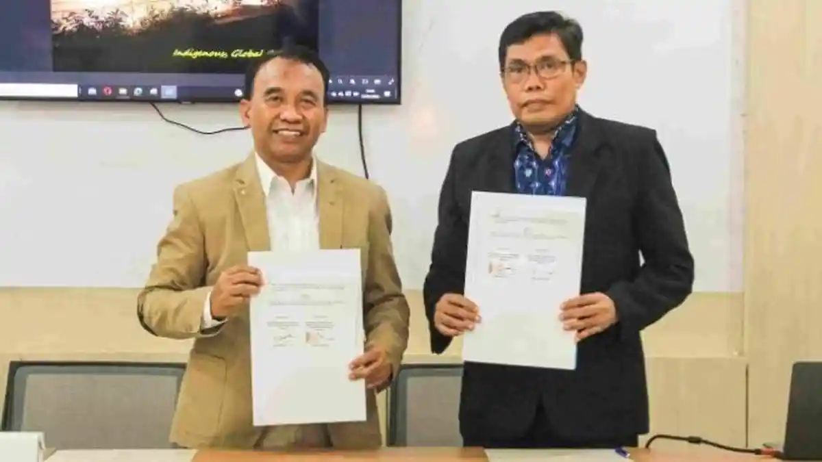 Diskominfotik NTB Bersama FMIPA Unram Teken MoU Strategi Pengelolaan Statistik di NTB