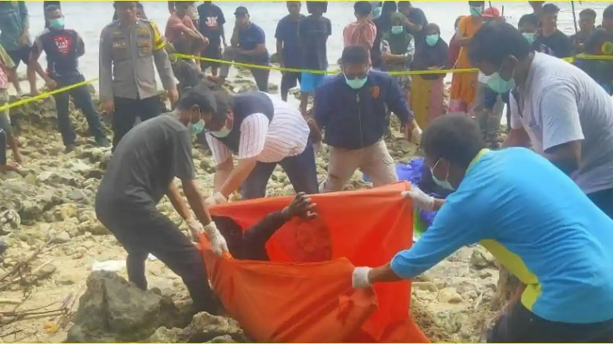 Viral Mayat Ditemukan Mengambang di Pantai Desa Lopo Gorontalo, Tangan dan Kaki Terikat