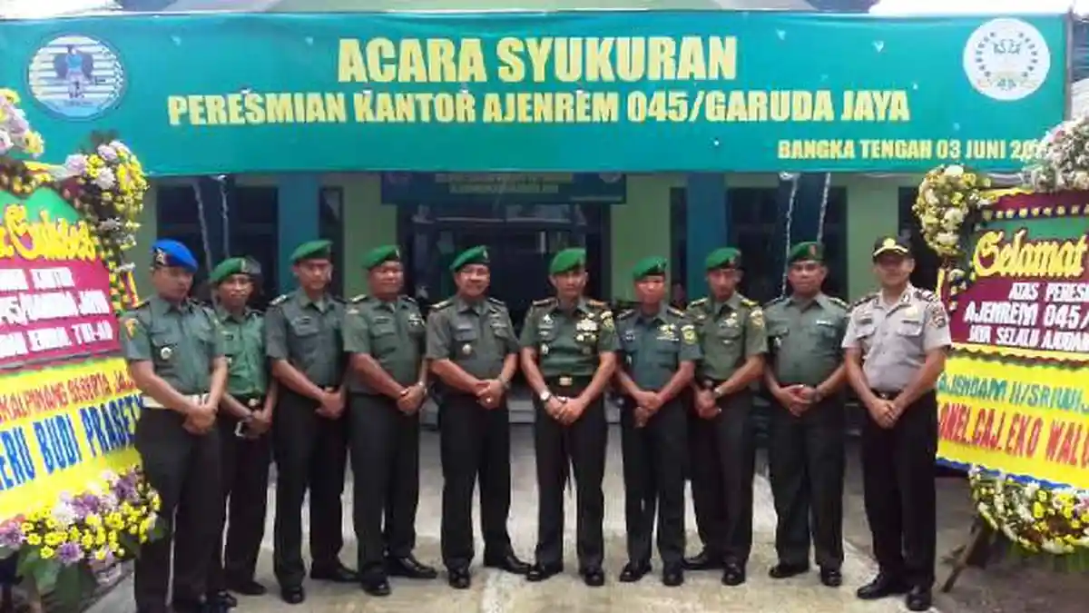 Ajenrem Resmi Menjadi Subpanda di Korem 045 Gaya
