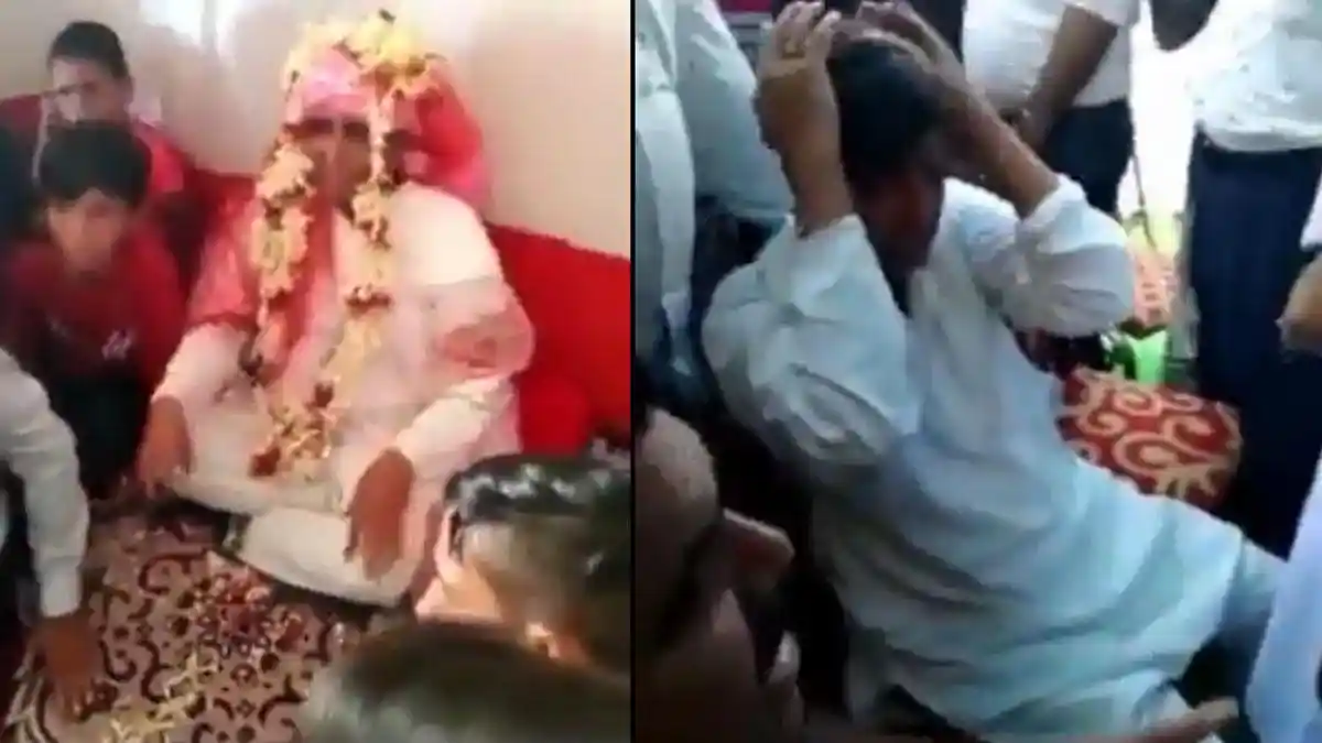 Ketahuan Pakai Wig, Pengantin Pria Dihajar Keluarga Pengantin Wanita, Ternyata Sudah Pernah Menikah