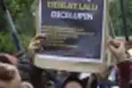 Aksi Unjuk Rasa Buruh di Batam