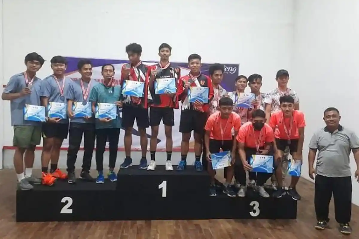 Baru Berumur Setahun, Squash Pati Berhasil Raih Juara 2 Pra-Porprov Jateng