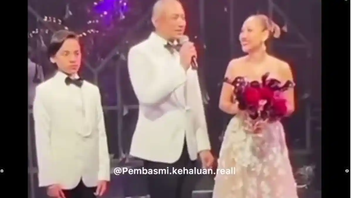 Ekspresi Noah di Resepsi Pernikahan BCL dan Tiko Aryawardhana Disorot