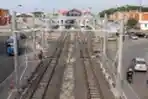 Pengerjaan Proyek Kereta Bandara Soekarno Hatta