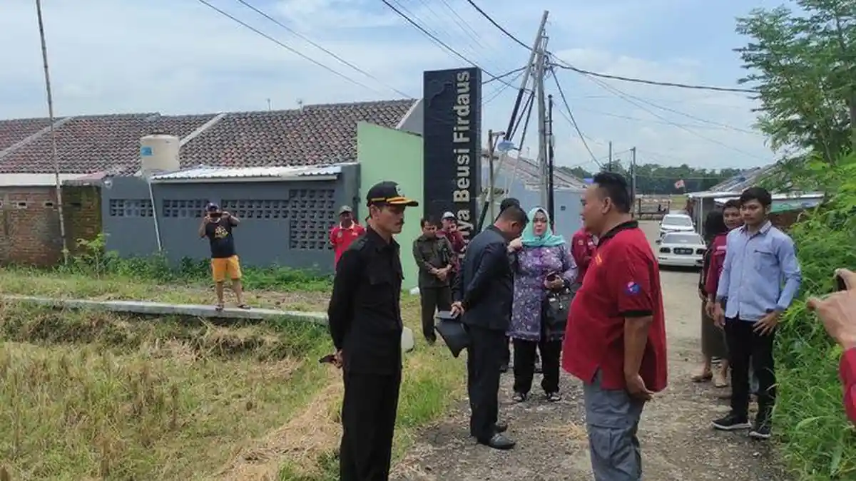 DPRD Majalengka Sidak Lokasi Lahan Warga yang Diserobot Pengembang Jadi Akses Jalan Perumahan 