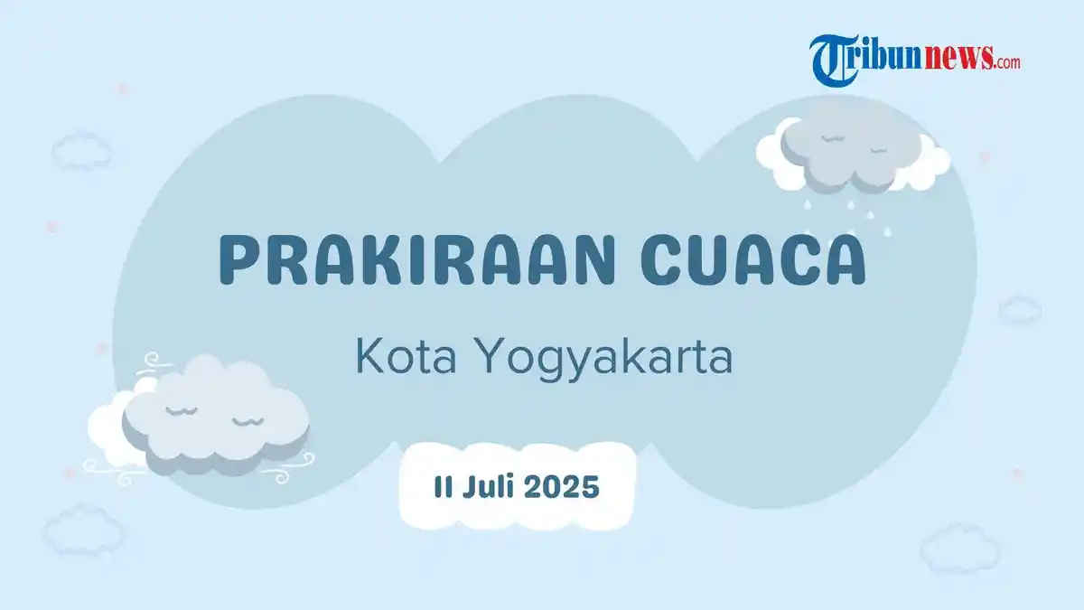 Prakiraan Cuaca Kota Yogyakarta Jumat, 11 Juli 2025: Cerah Berawan Seharian