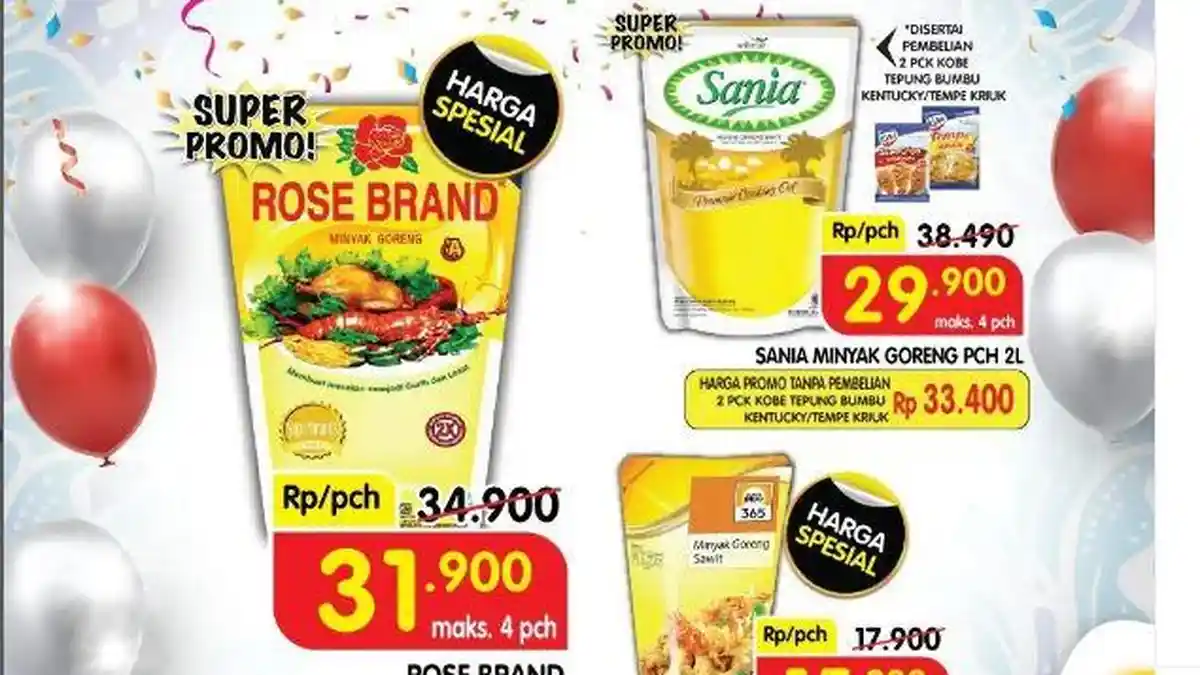 PROMO Superindo Hari Ini 9 Agustus 2023, Borong Minyak Goreng Murah, Per Liter Cuma Rp15.900