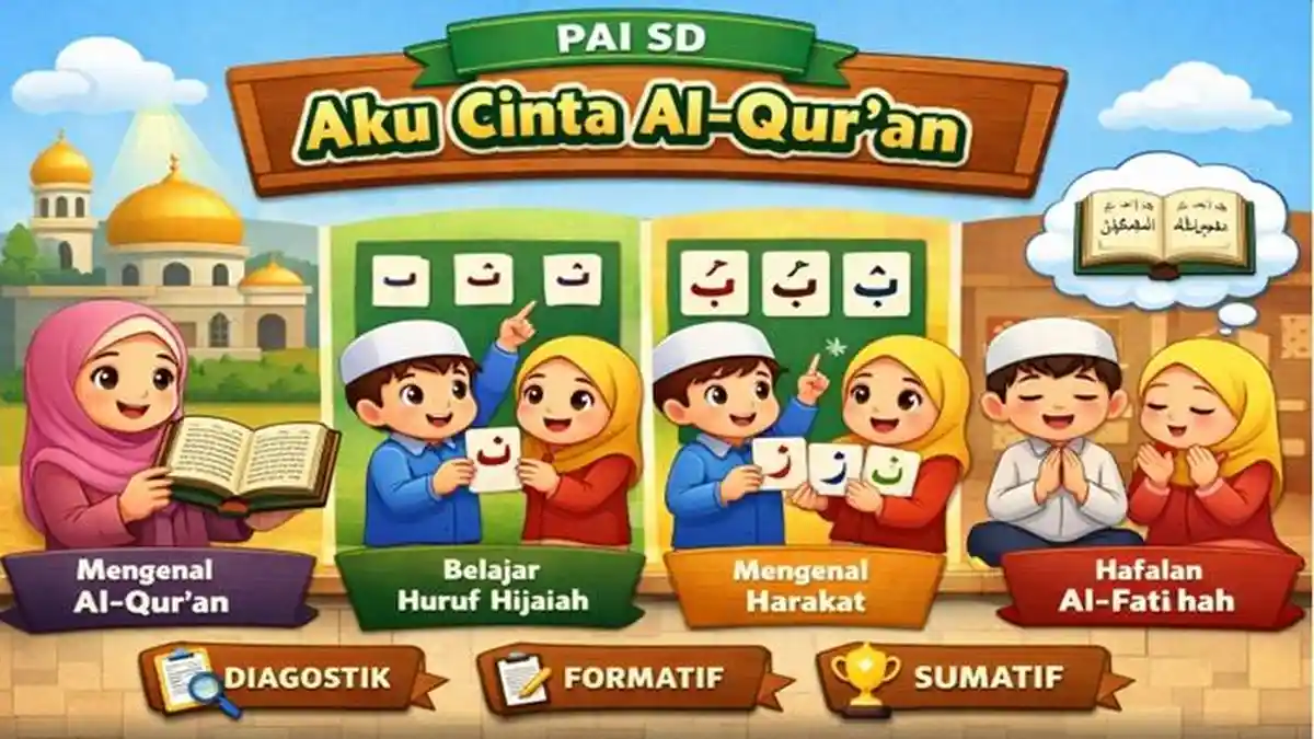 Contoh Modul Ajar PAI Kelas 1 SD Bab 1 Aku Cinta Al-Quran Kurikulum Merdeka Tahun Ajaran2026/2027 - Sripoku.com