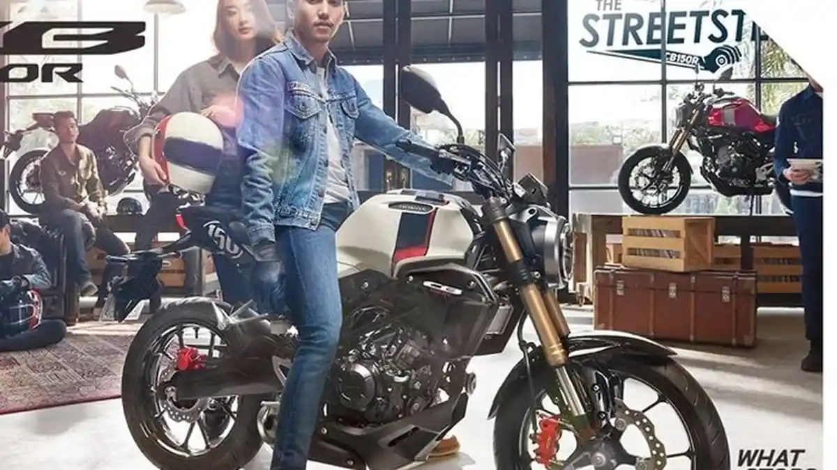 Penampakan Motor Honda CB150R Streeter 2019, Moge Banget