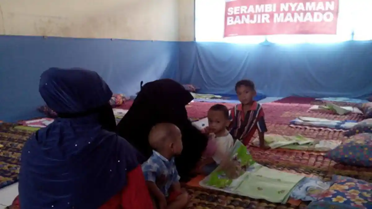 Pengungsi Manado Butuh Banyak Serambi Nyaman