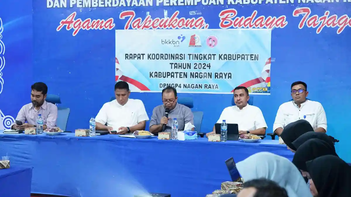 Rakor Percepatan Penurunan Stunting, DPMGP4 Nagan Raya Singgung Warga Buang Air Besar Sembarangan