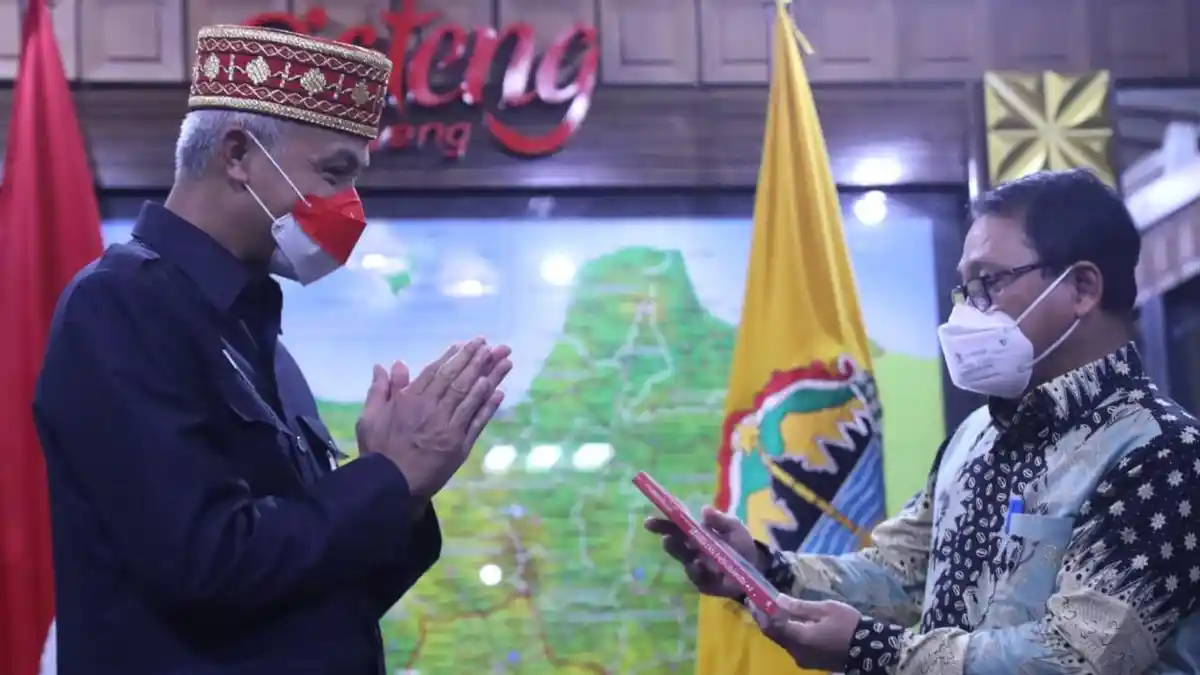Wali Kota Metro Lampung Datangi Ganjar untuk Belajar Reformasi Birokrasi