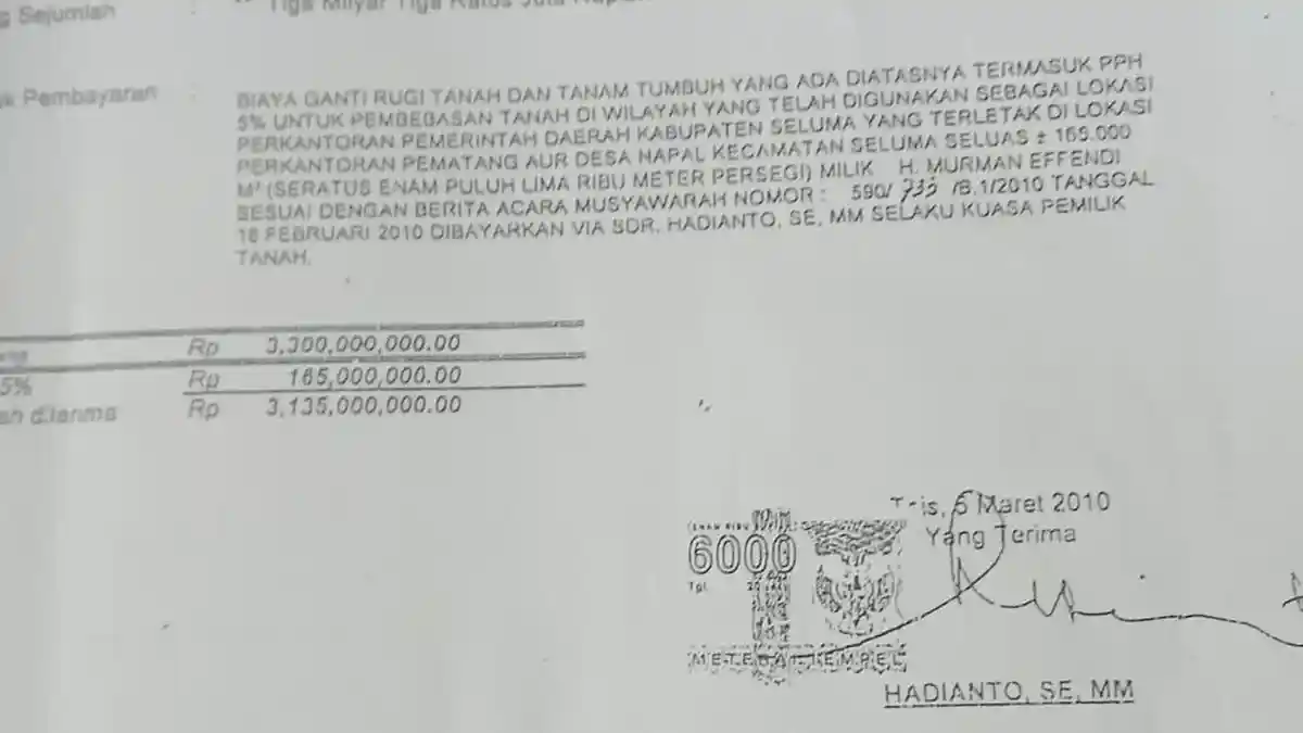 Pertanyakan Penetapan 8 Tersangka Pembebasan Lahan Pemkab Seluma Bengkulu