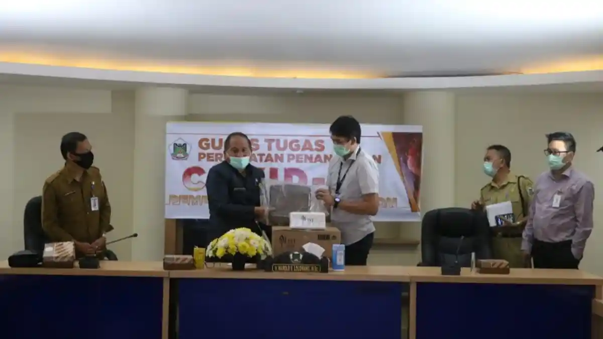Pemkot Tomohon Kembali Dapat Bantuan Untuk Tangani Covid-19