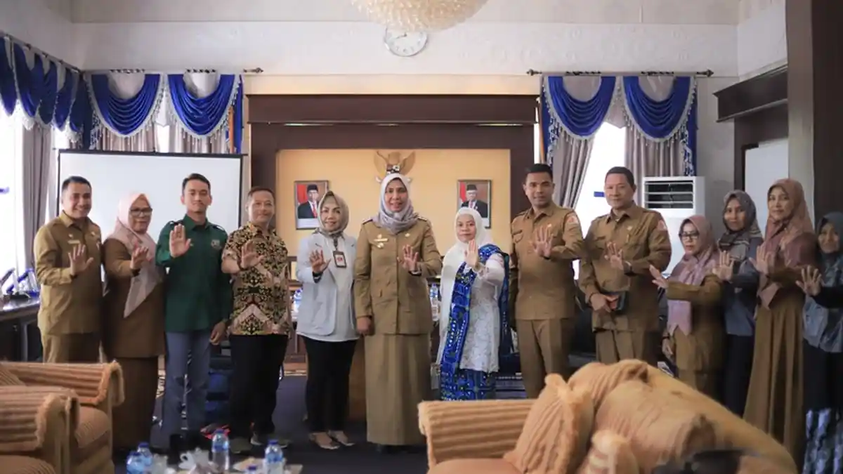Tim Kementerian PPPA Nilai KLA Nagan Raya Siap Menuju Predikat Nindya