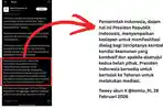 CEK FAKTA: Beredar Presiden Siap Mediasi Perang Iran-AS & Israel, Ternyata Bukan Prabowo